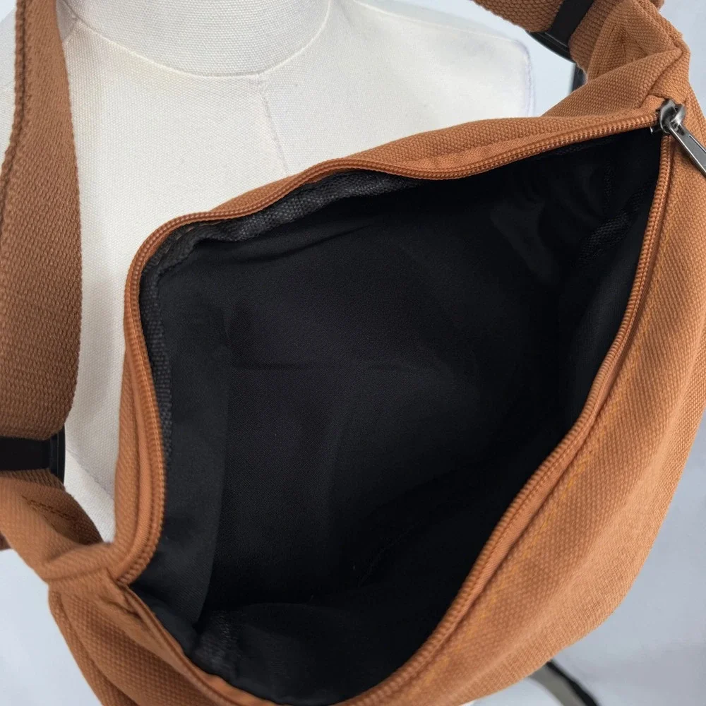 Carhartt WIP Canvas Sling Crossbody Bag Brown Duck Messenger Hip Pack